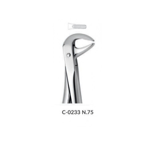 فورسپس قدامی و پره مولر فک پایین | Lower Incisors And Premolars Forceps N.75 - مدل: C-0233