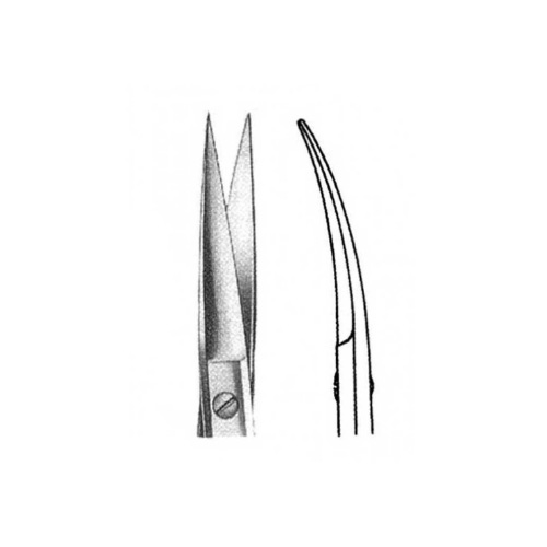 قیچی اریس سر کج | 11.5cm Iris Scissors