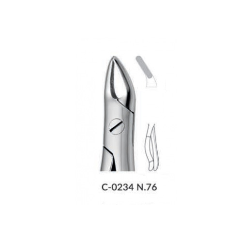 فورسپس ریشه کش فک بالا | Upper Roots Forceps N.76 - مدل:C-0234