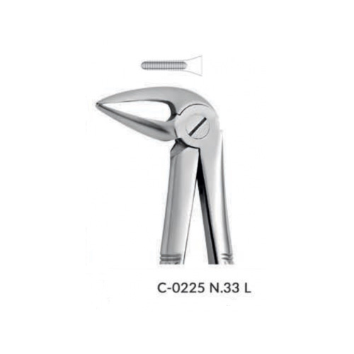 فورسپس ریشه کش فک پایین | Lower Roots Forceps N33L - مدل: C-0225
