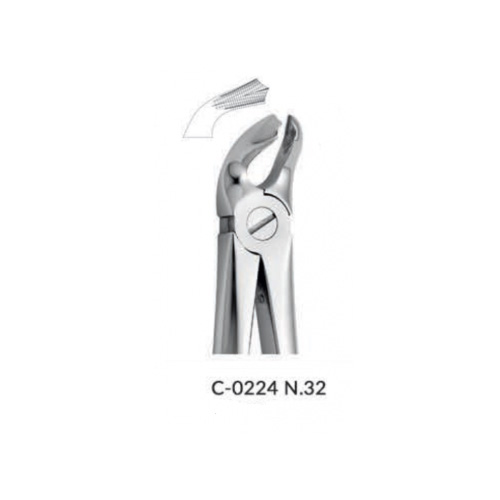 فورسپس مولر فک پایین | Lower Molars Forceps C-0224 N.32