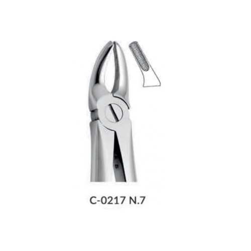 فورسپس پره مولر فک بالا | Upper Premolars Forceps C-0217 N.7