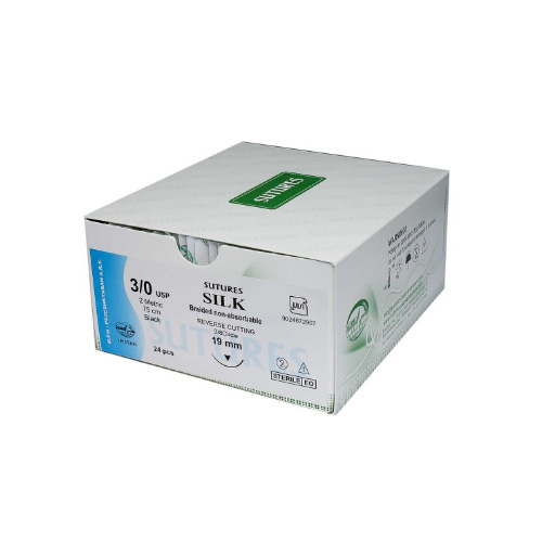 نخ بخیه سیلک 24 عددی | Silk Surgical Sutures