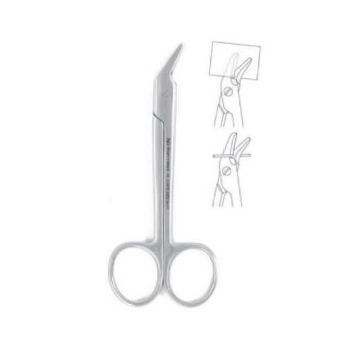 قیچی کراون بر سر کج | Crown Scissors Curved - مدل:c-0676