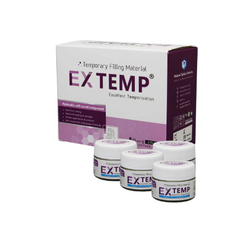 خمیر پانسمان موقت 4 عددی | EXTEMP Temporary Filling