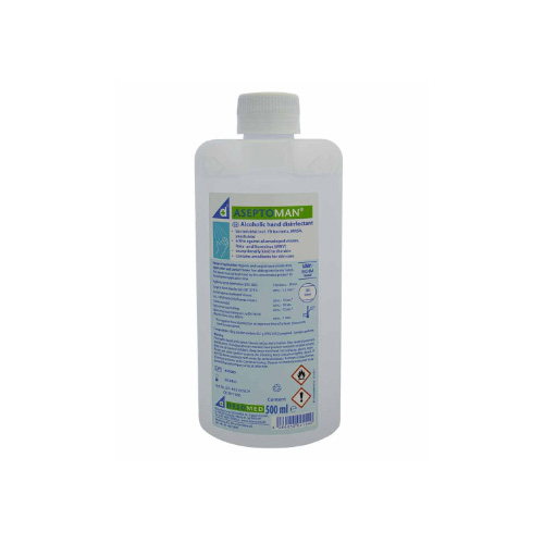محلول ضدعفونی کننده دست آسپتومن 500 میل | Aseptoman Hand Disinfectant